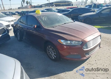 2015 Ford Fusion S из США, поврежденный, VIN 3FA6P0G7XFR128527